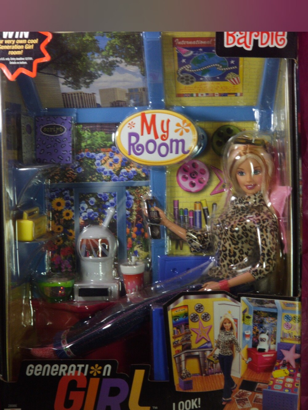 MIB Vintage 1999 Barbie Generation Girl My Room Doll Set Mattel 28986